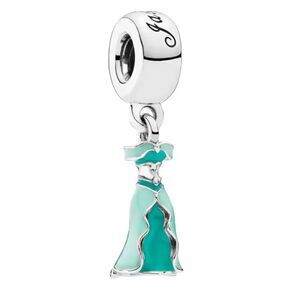 NWOT Jasmine Disney Princess Dress Silver Pandora FIT Charm